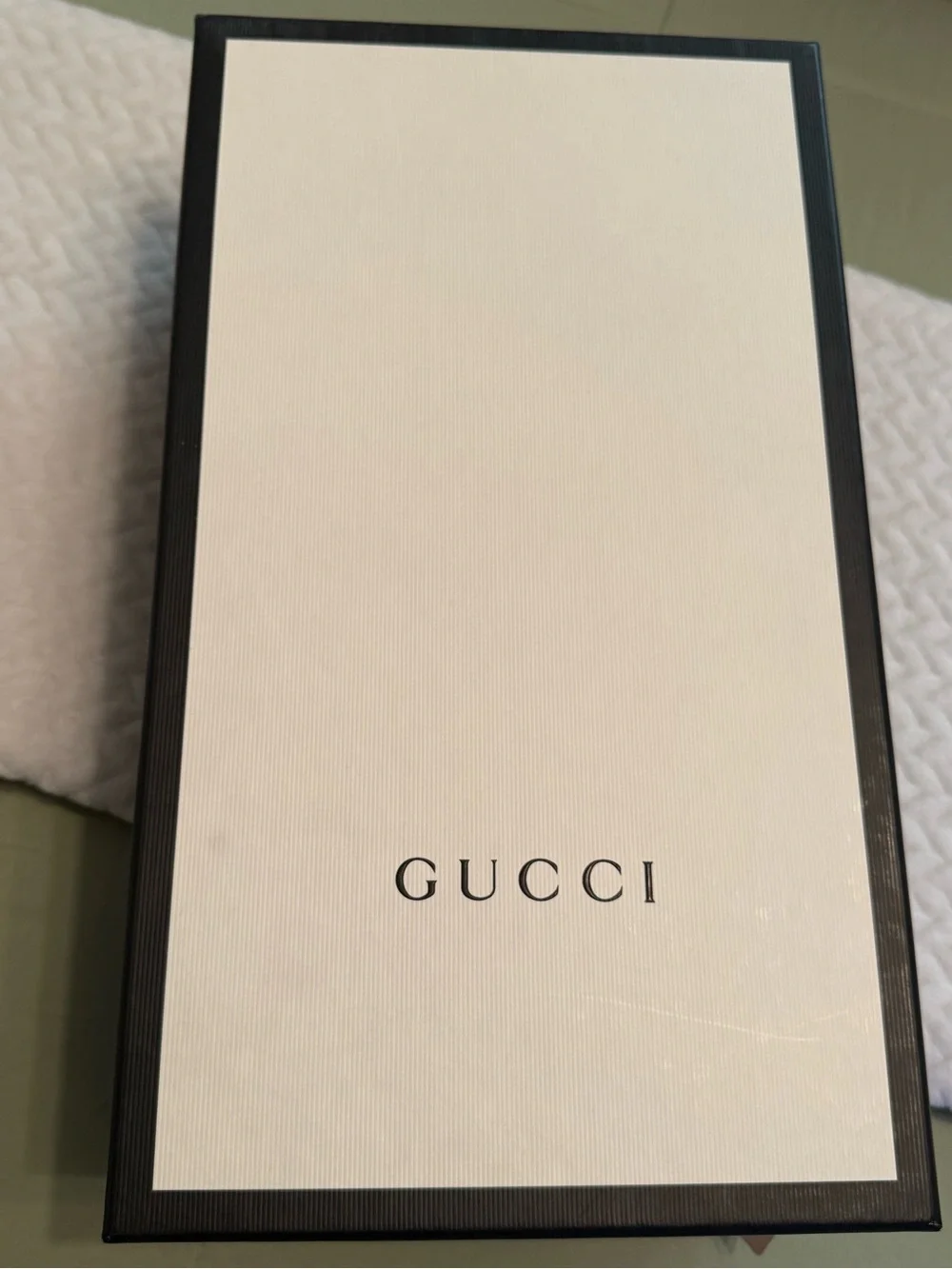 Gucci Black GG Canvas Low Top Sneakers with Leather Trim